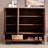 Purely solid wood home storage shoe cabinet