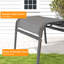 All Weather Stackable Oversized Outdoor Ottoman(Set Of 2)-299229549