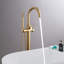 Robinet de baignoire circulaire à poignée simple-116826457