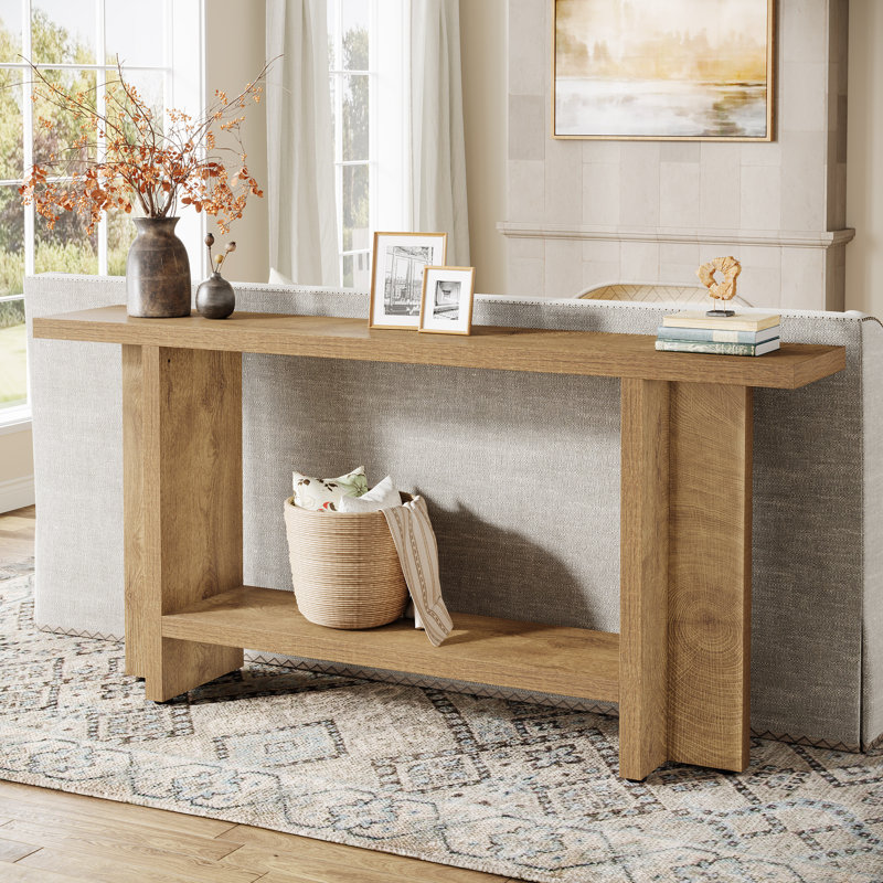 59-Inch Long Farmhouse Console Table