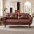 Corvo Brown Faux Leather