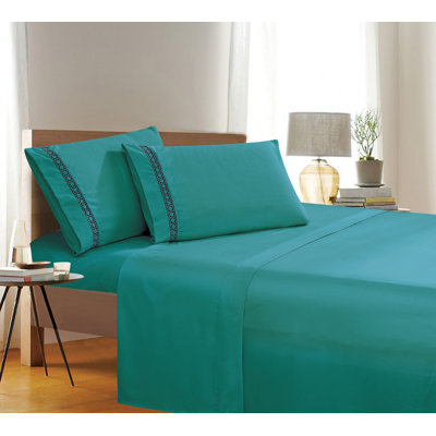 Ensemble de draps à plis doux brossé Mustafa