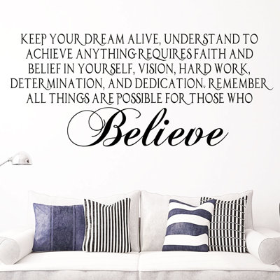 Non-Wall Damaging Wall Decal