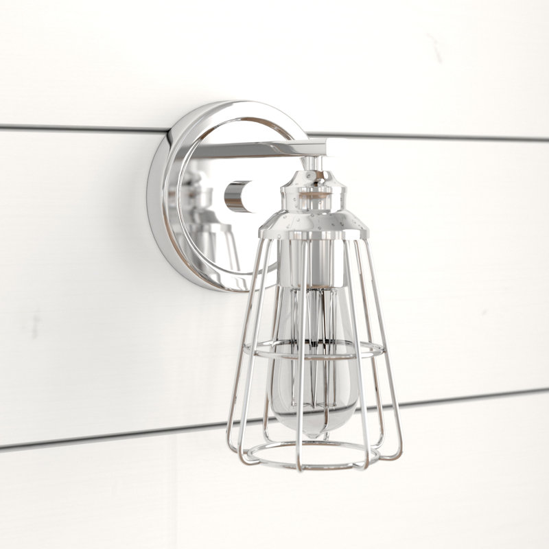 Silas Dimmable Bath Sconce, Chrome