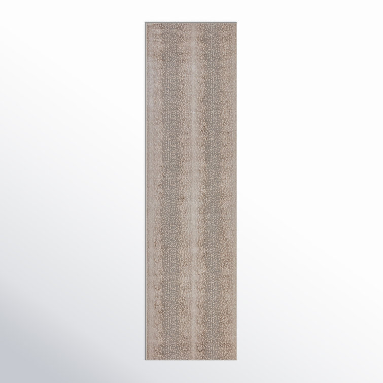 Baytown Animal Print Feather Gray/Moonbeam/Bison Area Rug
