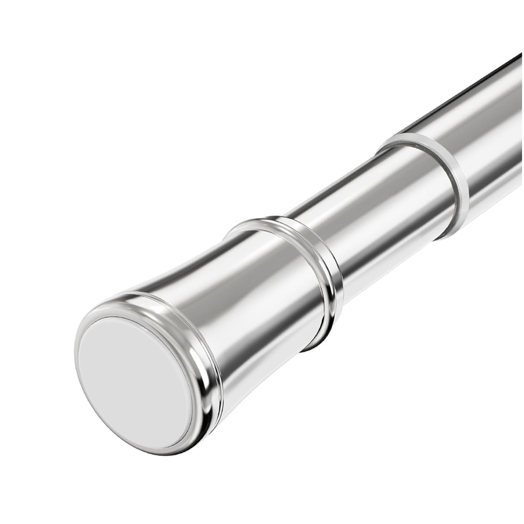 Extendable Curtain Rod ,No Drilling ,Shower Curtain Pole, Tension Rod