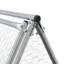 Cage à poulet en acier galvanisé 41,3 po x 35,8 po argent-1285263289