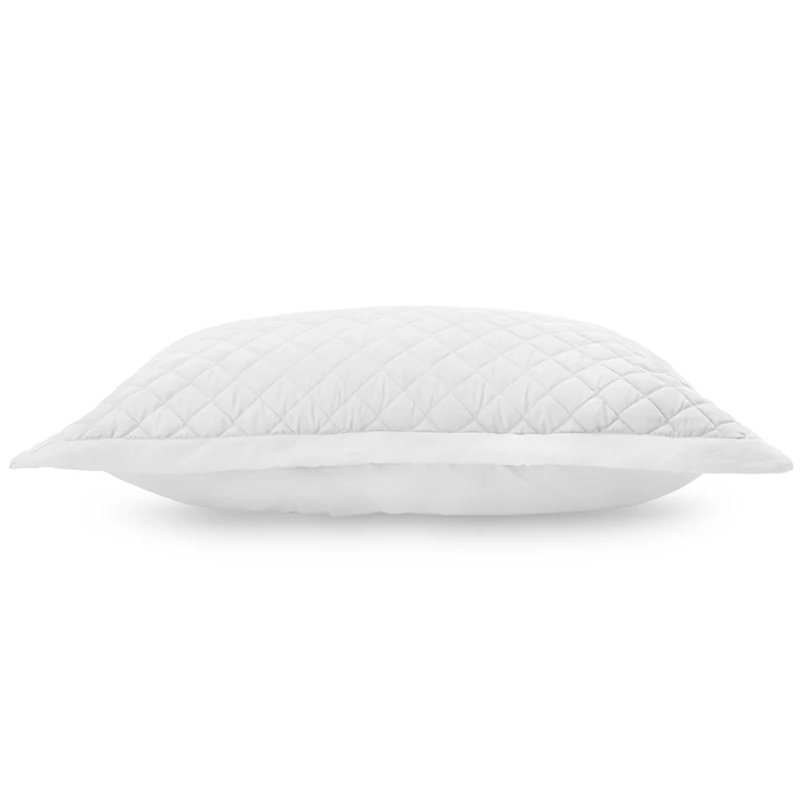 Taie décorative matelassée diamond Eternal, Très grand, Blanc
