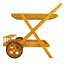 Cobana Teak Bar Serving Cart