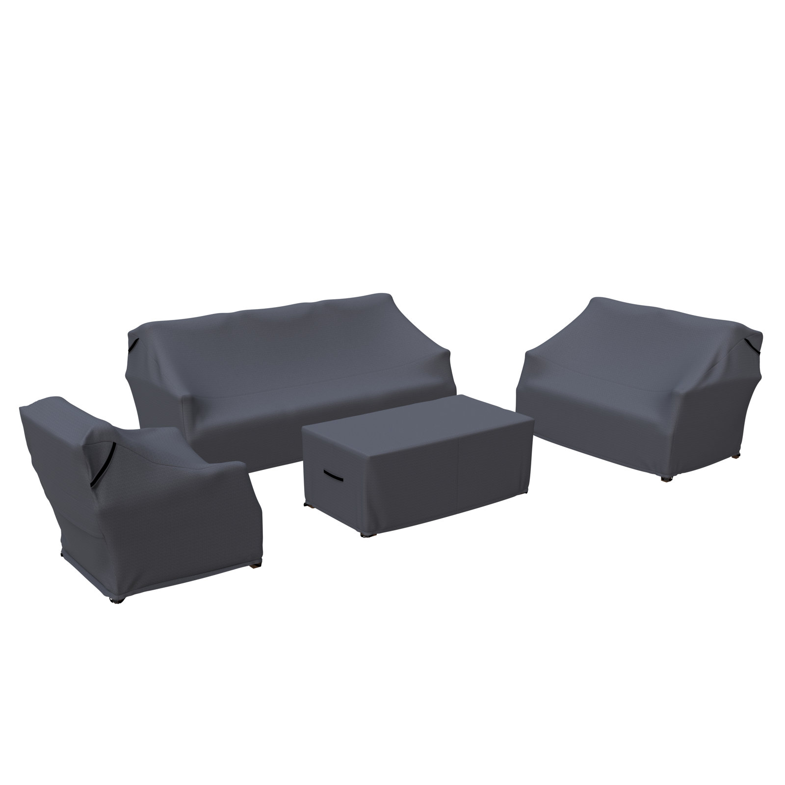 Samya 4 Piece Sofa Seating Group with Cushions