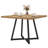 Square Dining Table, 31.5" Industrial Dinner Table, 1 PC-63370846-39192809