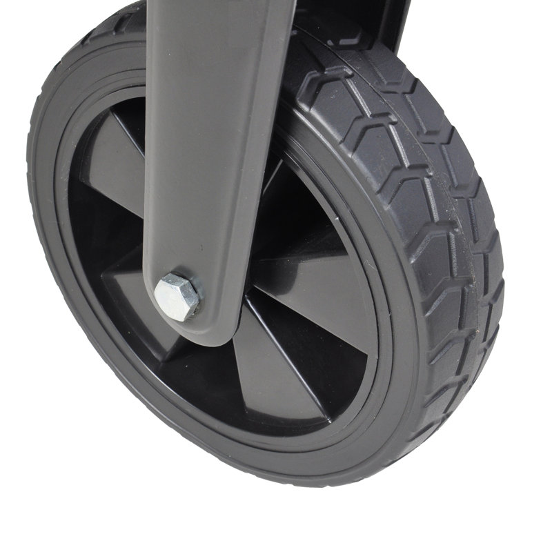 Mini chariot de plage pliable pour le jardinage (noir + bleu)