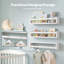 Pine Wood,Metal Floating Shelf