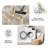 Grey Gold Abstract carpet-easy to clean, machine-washable, soft and comfortable; suitable for door mats, kitchens, living rooms, bedrooms, corridors, and laundry areas. Easy to clean, durable carpet for home decoration.-332213450