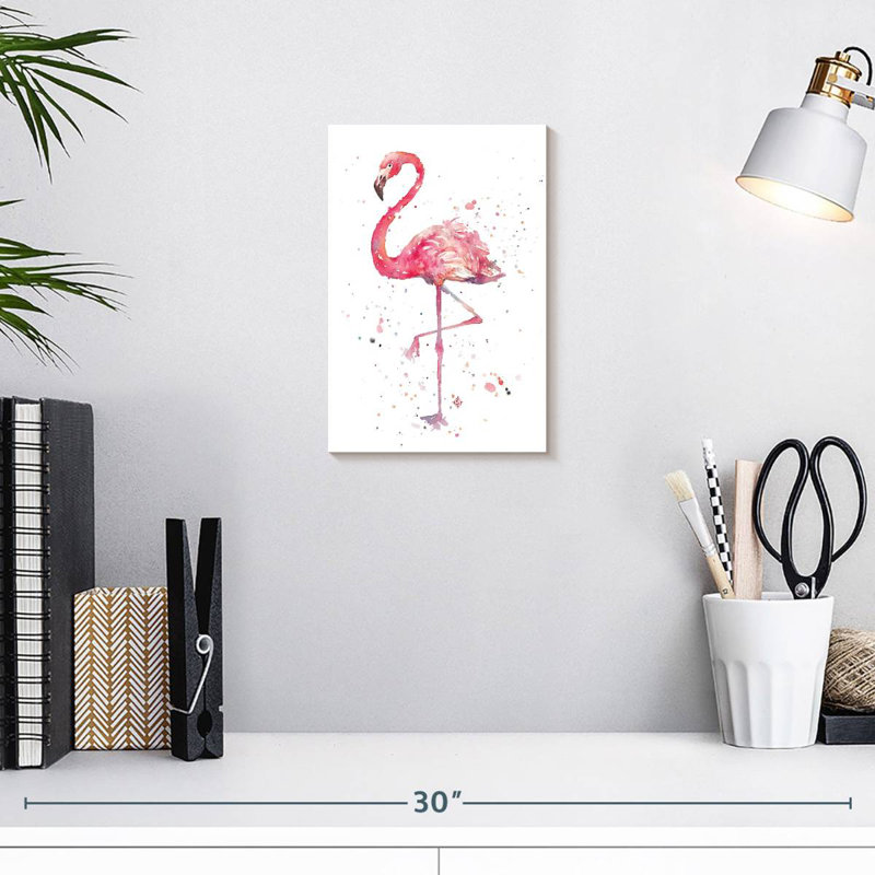 Brampt A Flamingo's Fancy, 12" H x 8" W