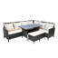 Kissner Rattan 7 - Person Seating Group-951053531-973133359