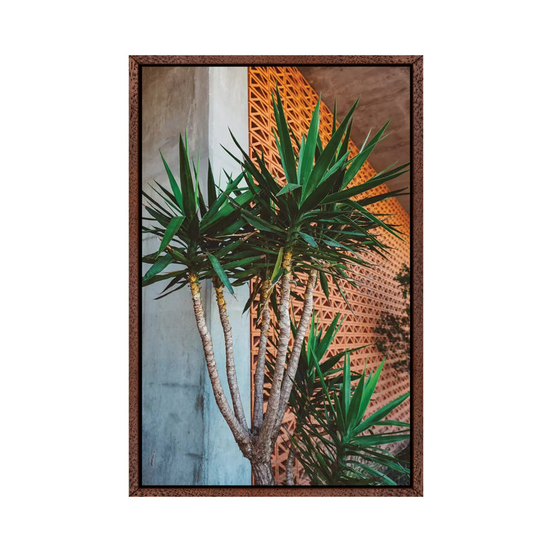 Hello, Goodbye 1 Piece Wall Art on Canvas, 101.6cm H x 66.04cm W x 3.81cm D, Classic Brown Wood Framed