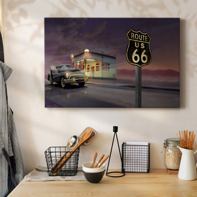 Route 66-Gallery Wrapped Canvas