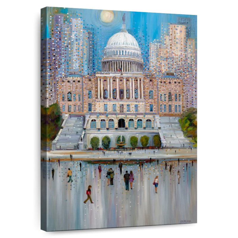 Lilie Stately Washington DC Capitol, 36" H x 24" W