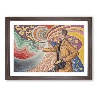 Portrait of Felix Feneon by Paul Signac - Framed Print