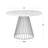Emmo Round Faux Marble Dining Table