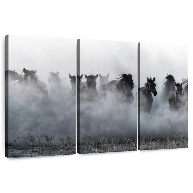 Brampt Turkish Horses, 48" H x 74" W