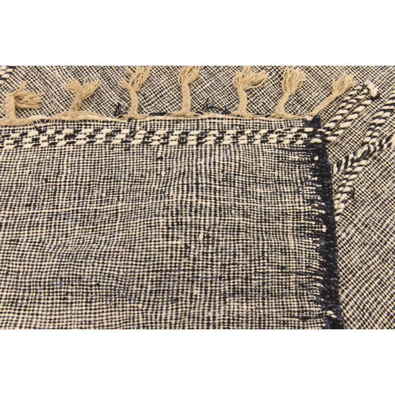 Mosser Black and White Rug