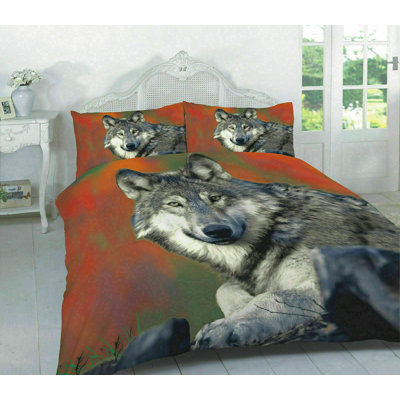 East Urban Home Berg Animal Print Duvet Cover Set with Pillowcases