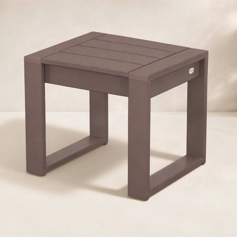 EDGE End Table, 17.5"H x 20"W x 20"L, Dark Brown