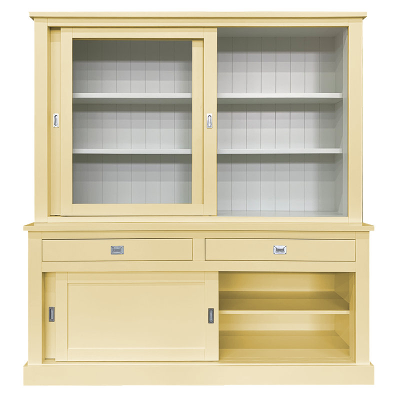 Antione Display Cabinet, Light Ivory