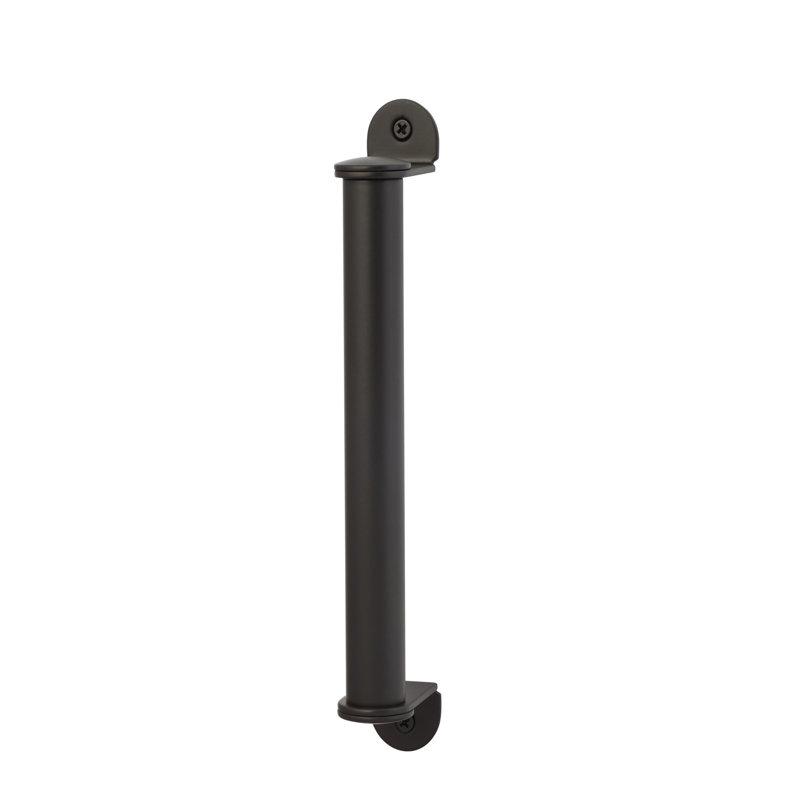 Contemporary Barn Door Handle, Flat Black