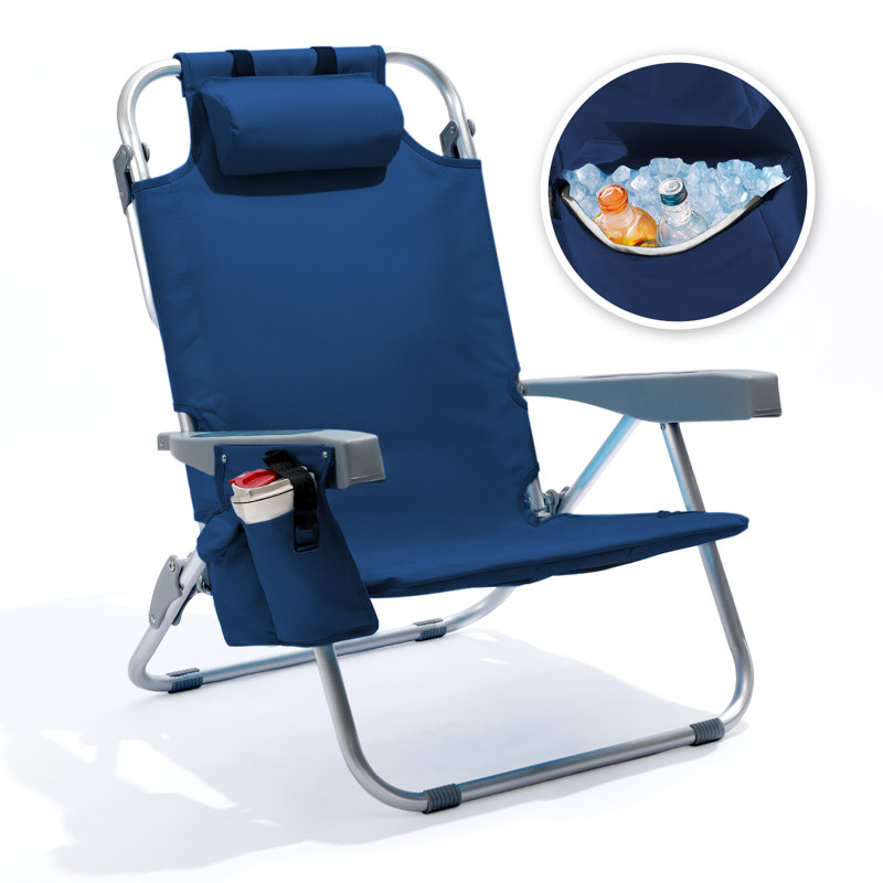 Chaise de plage en aluminium, 1, Marine