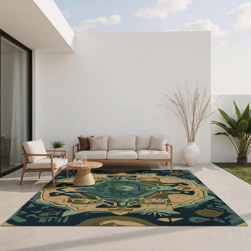 Tapis intérieur et extérieur Master’s Quest, Rectangle 1 pi 6 po x 2 pi 6 po
