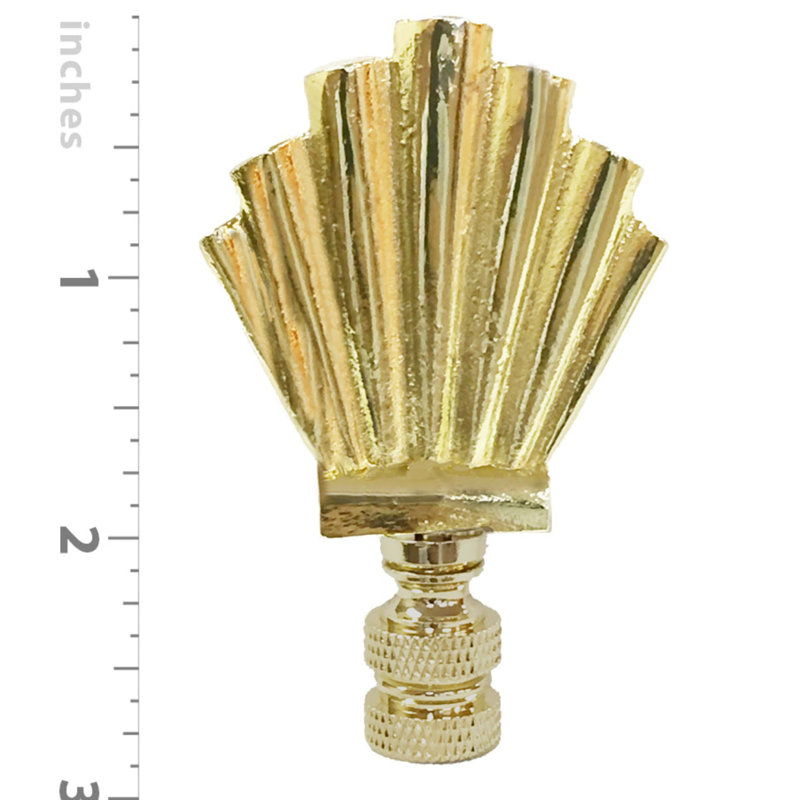 Art Deco Motif Lamp Finial