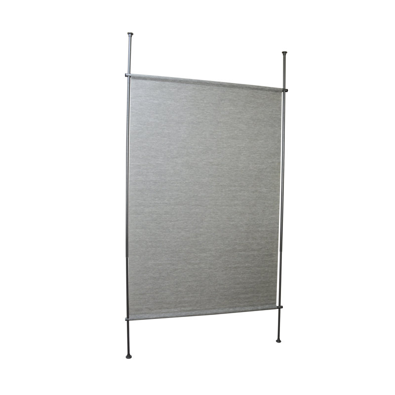 Paravent à panneau simple l 38 po x H 72 po Bilboroughs, gris, L 48 po x H 72 po x P 1 po