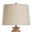 Daltry - Traditional Table Lamp - Old Floral - Oatmeal Shade
