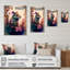 «Cute Mouse Floral Art», peinture sur toile-400260712-400260717