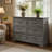 6-Drawer Accent Chest With Anti-Tip & Bronze Pulls-1960915033