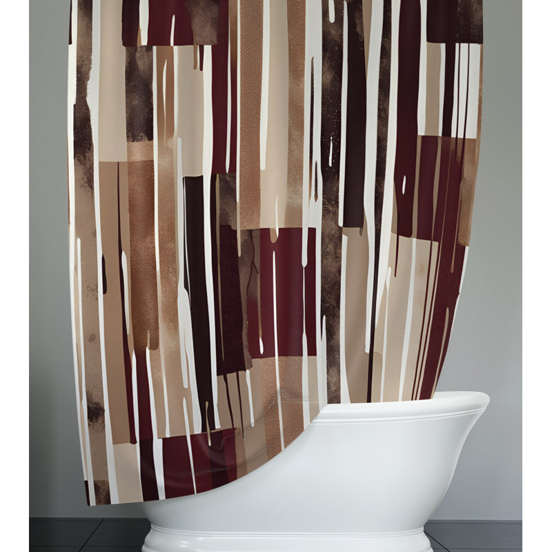 Rideau de douche Entissar, H 72 po x l 70 po