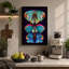Jewelled Butterflies Geometric - Print-136738256-136738258