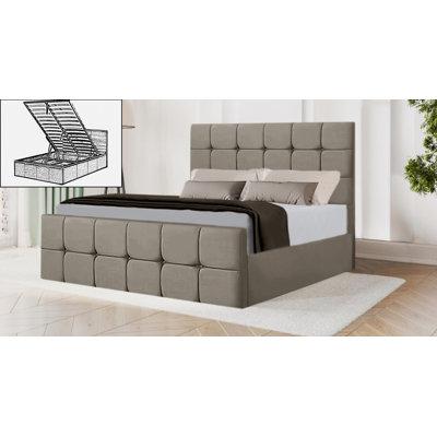 Averyona Upholstered Ottoman Storage Bed