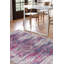 Tapis décoratif mauve à motif abstrait mauve-631910578