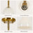 Atchison 1-Light Gold Kitchen Island Pendant