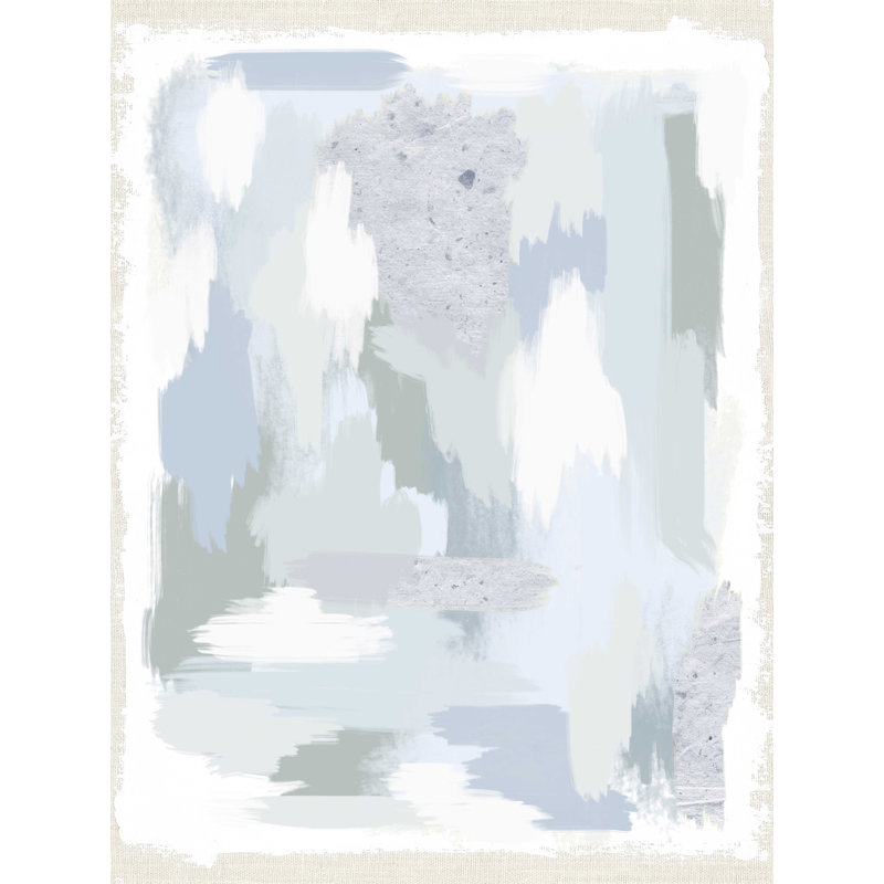 " Blue Gray Abstract ", 24" H x 18" W