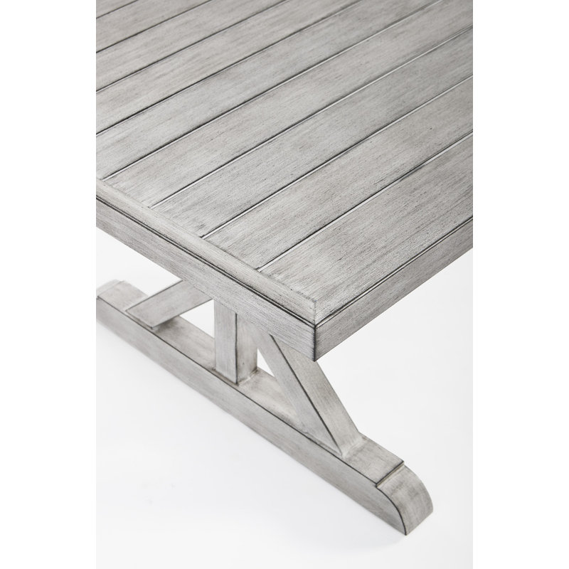 Ensemble de salle à manger rectangulaire de 72 po pour 6 personnes avec coussins, Outdura® aigue-marine