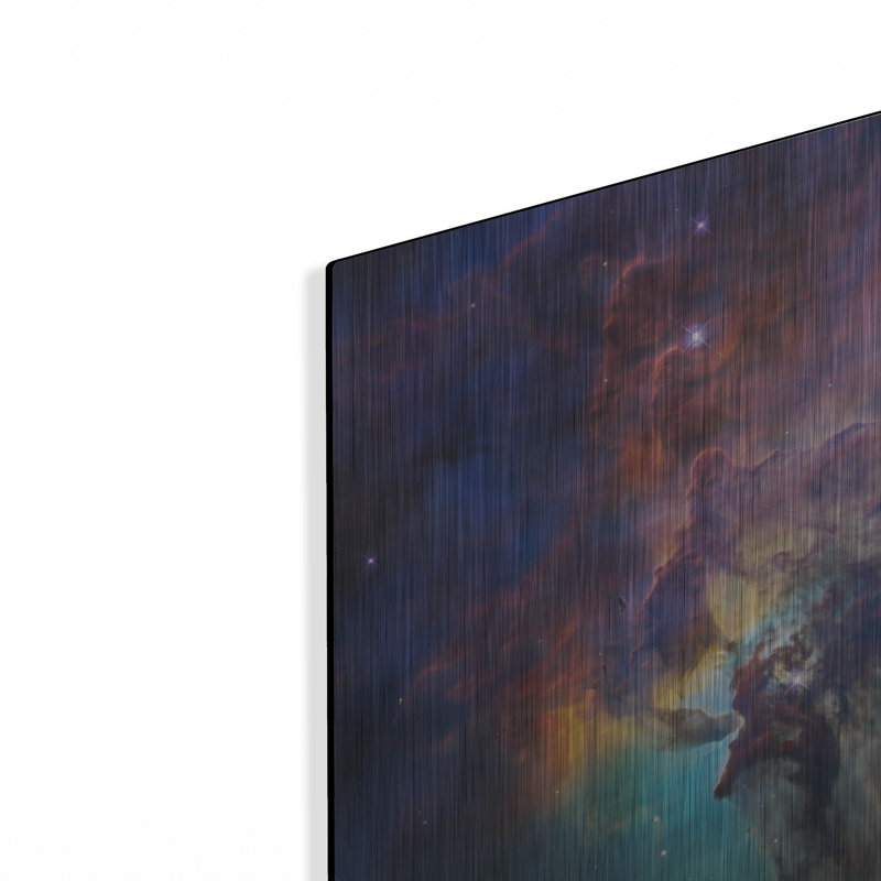  Art mural en métal «Lagoon Nebula» par la NASA, H 24 po x l 24 po