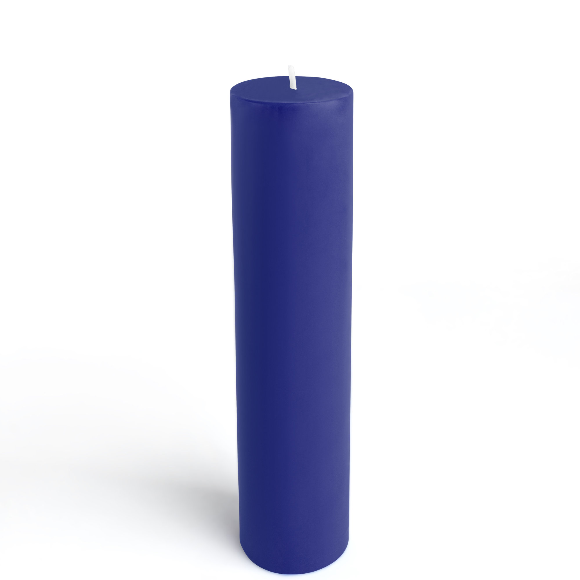 Oliva Unscented Pillar Candle, Light Green, 9" H x 2" W x 2" D, 12