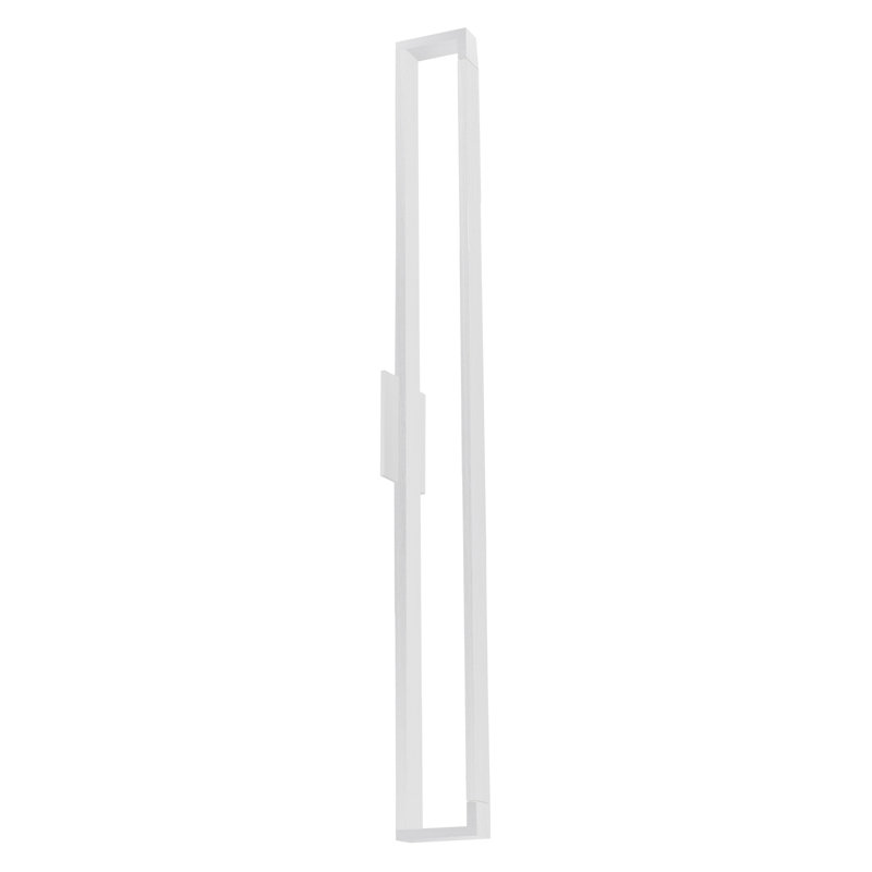 Swivel LED Flush Mounted Sconce, White, 47.25" H x 4.375" W x 4" D