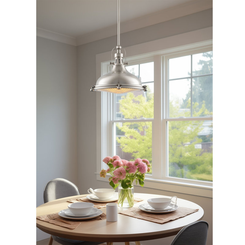 Moyers 1 - Light Single Pendant, Brushed Nickel