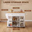 107 cm W Kitchen Cart